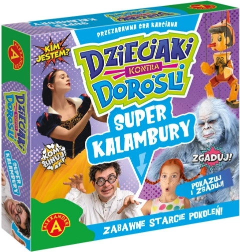 Super kalamburi: Djeca vs. odrasli – obiteljska party igra