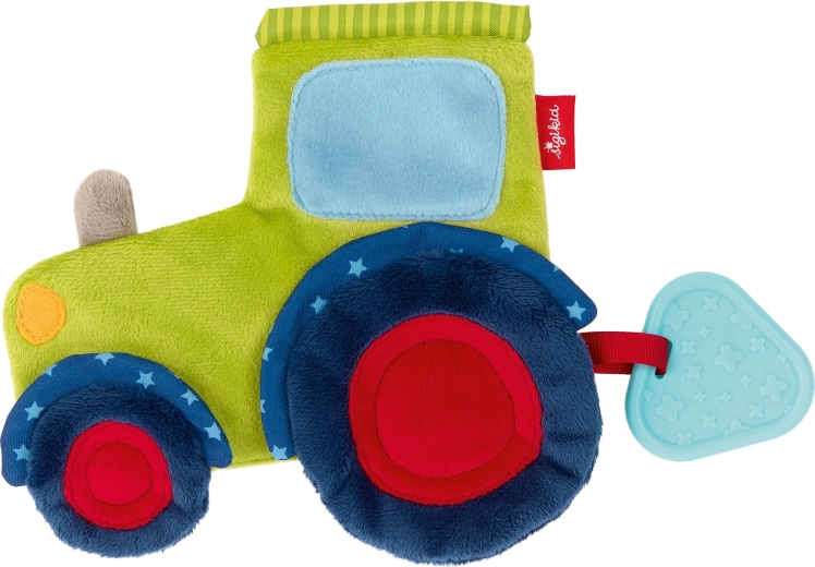 Sigikid plišana mazilica komforter traktor s grickalicom - 1 komad