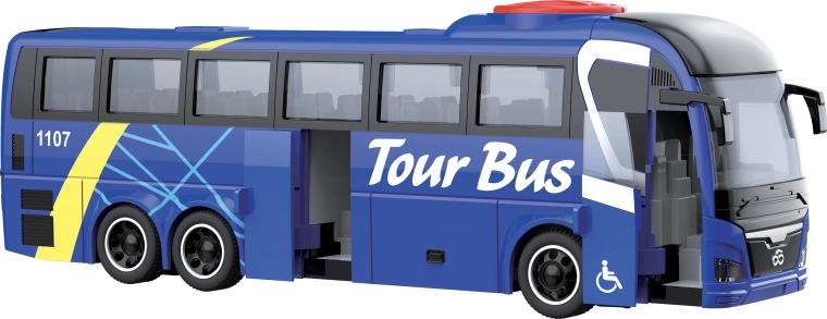 City Service Car gradski autobus 1:16 plavi
