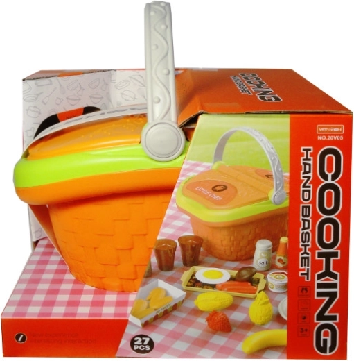 Piknik koš s priborom za djecu