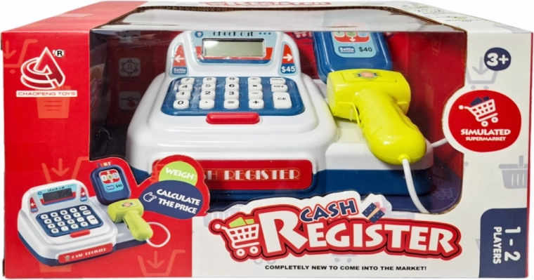 Dječja blagajna s kalkulatorom i skenerom