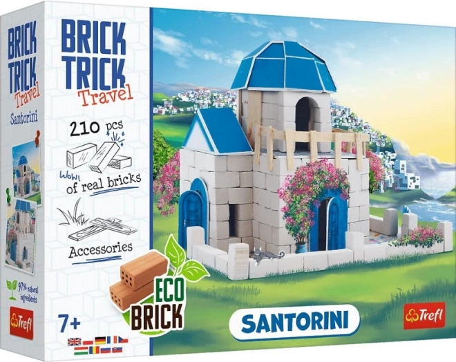 Konstrukcijski set od cigli BRICK TRICK Travel Santorini, 210+ dijelova