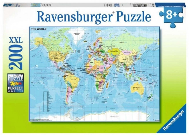 Ravensburger karta svijeta – slagalica 200 dijelova