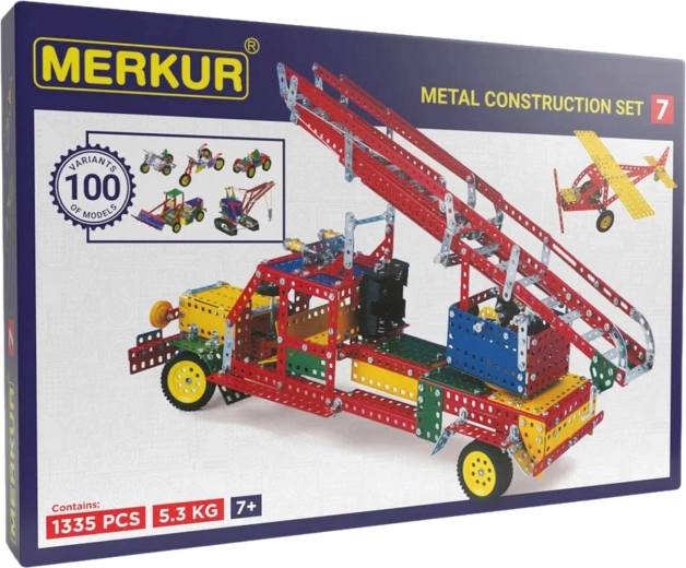 Merkur M7 velika metalna građevinska igračka s 1335 dijelova