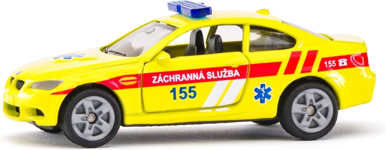 Siku ambulantno vozilo BMW M3 Coupé – češka verzija, metalni model