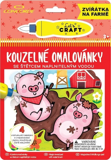 Čarobne bojanke CONCORDE – životinje na farmi