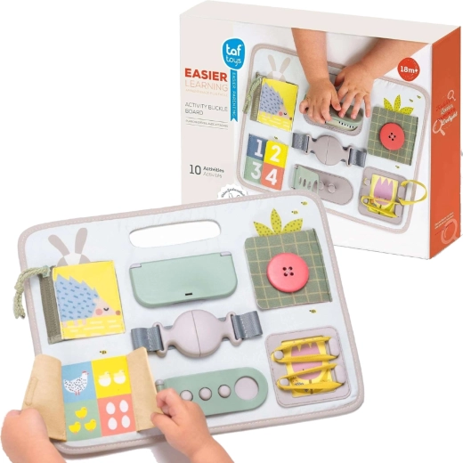 TAF TOYS aktivna ploča s kopčama za razvoj fine motorike