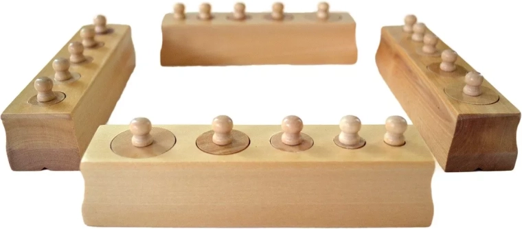 Montessori valjci s ručkama – smanjena verzija - 1 komad