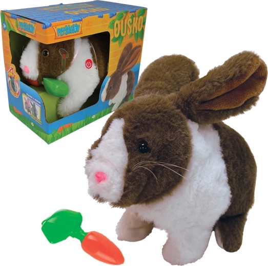 Interaktivni plišani zeko Uško s mrkvicom