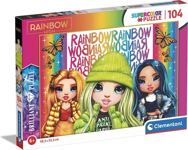 Briljantna slagalica Rainbow High: Poppy, Jade i Skyler 104 dijela