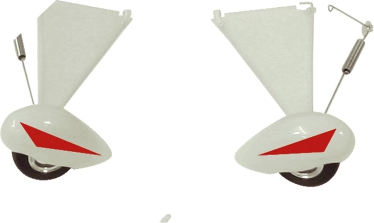 Wheel Cover Piper Super Cub EP-Por Red - 1 piece