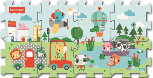 Pjenaste puzzle s osmijehom FISHER-PRICE