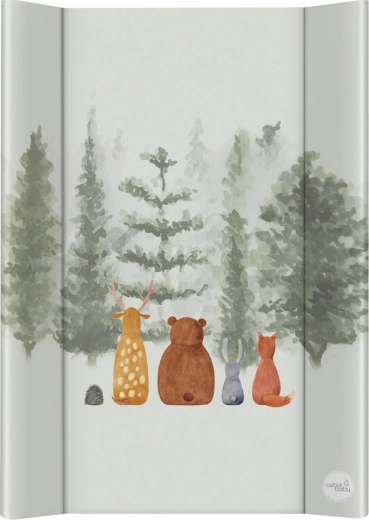 Ceba Baby podloga za previjanje s čvrstom pločom 50 × 70 cm basic forest companions