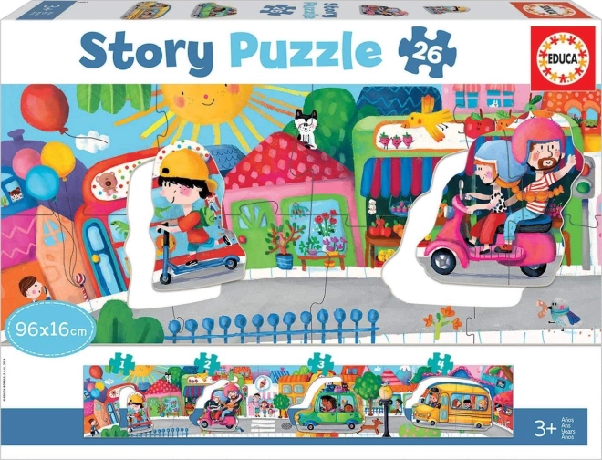Story puzzle promet u gradu 26 dijelova EDUCA