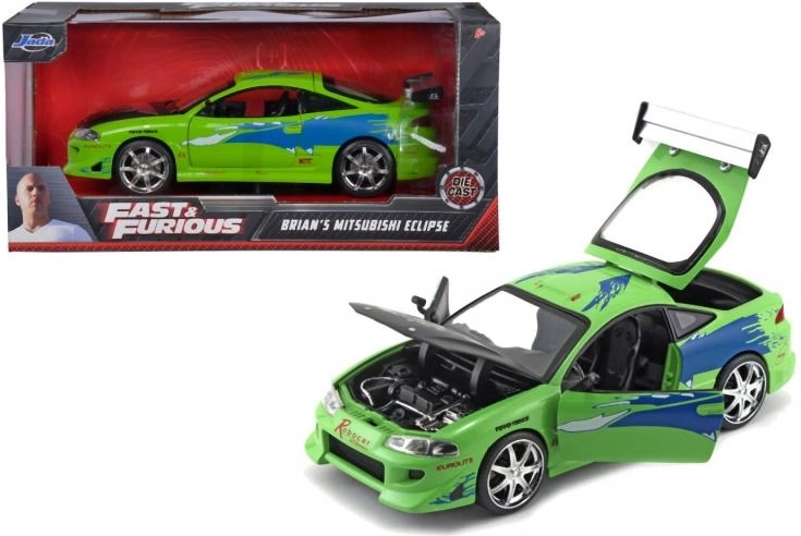 Metalni model automobila Mitsubishi Eclipse 1995 1:24 – Brzi i žestoki