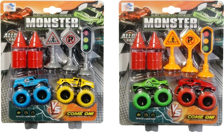 Auto s dodacima – terensko vozilo i prometna signalizacija