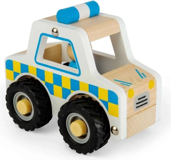 Bigjigs Toys drveni mini policijski autić