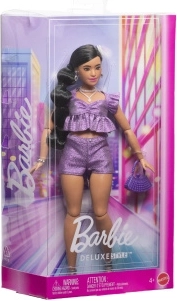 barbie deluxe manekenka – ljubičaste kratke hlačice