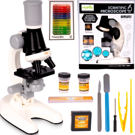 dječji mikroskop s priborom i preparatima
