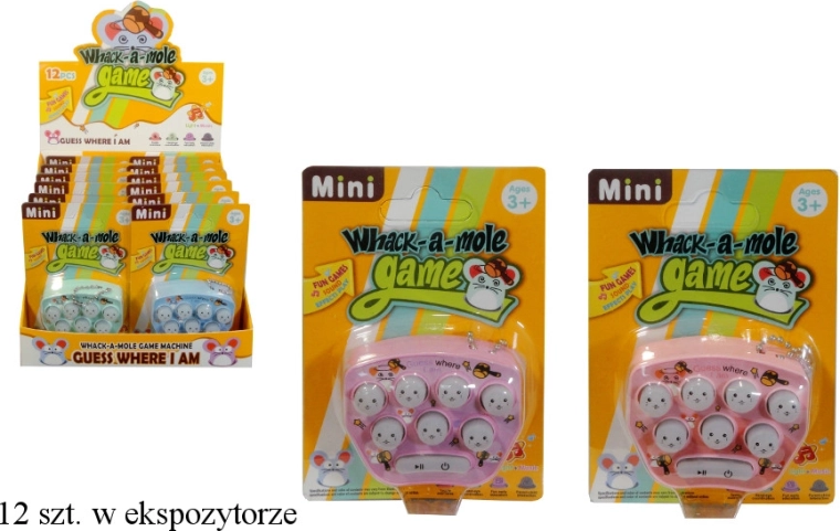 Electronic reaction game Pop IT keychain - 1 piece