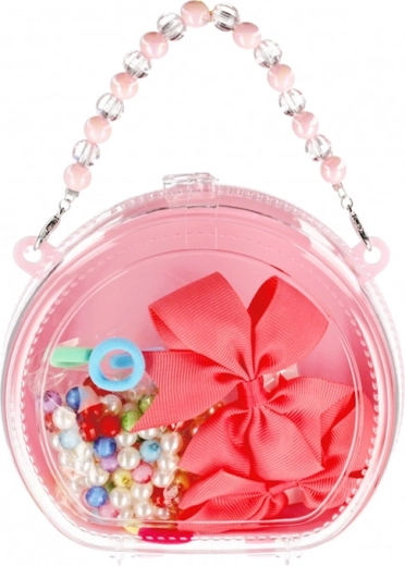 Bead handbag with a bead set - 1 piece
