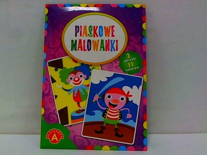 Slikanje pijeskom – klaun i gusar