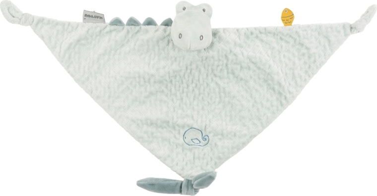 Nattou mazilica maxi krokodil Romeo 65 × 40 cm