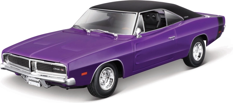 Maisto 1969 Dodge Charger R/T ljubičasti model automobila 1:18