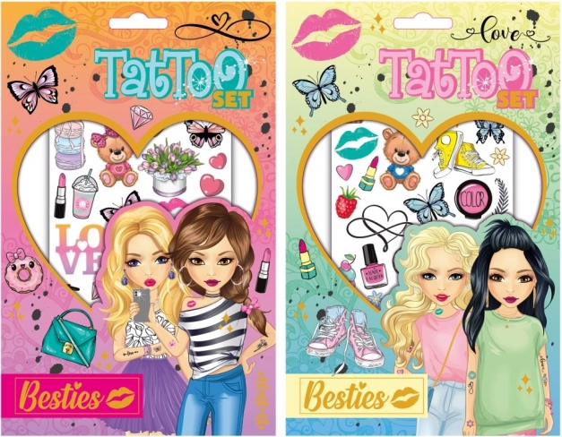 Dječji set tetovaža – 2 arka 20 × 13 cm (70+ tetovaža)