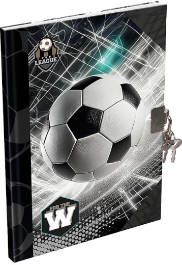 Tajni dnevnik A5 LizzyCard Top League s lokotom