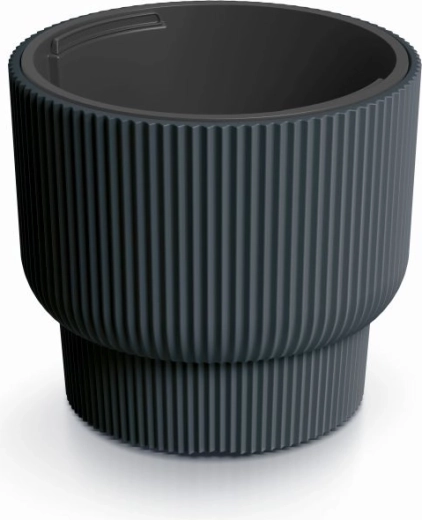 Lončanica s uloškom MILLY 30 cm antracit