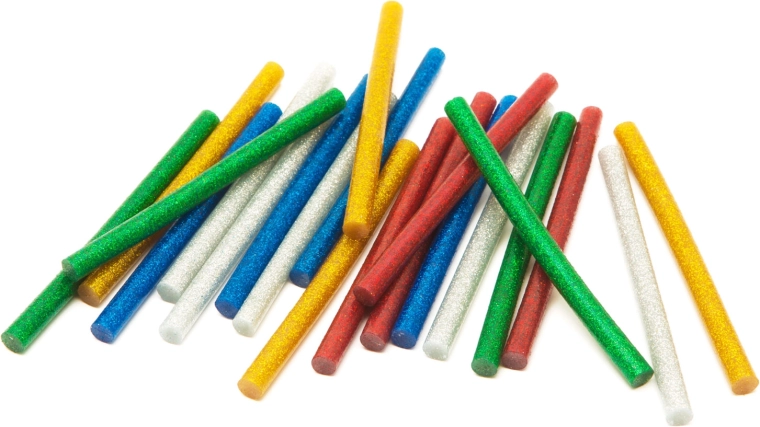 Glitter hot glue stick for glue gun 7 mm - 1 piece