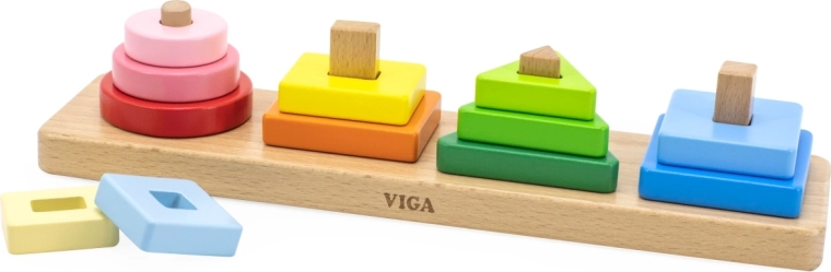 Viga wooden geometric shape puzzle