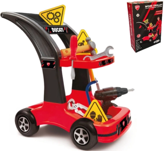 Ducati dječji set za popravke s kolicima, 30 dijelova