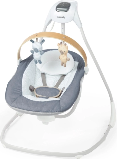 Ljuljačka za bebe Ingenuity SimpleComfort Chambray 0–9 kg