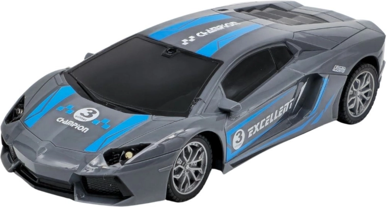 Sportski auto na daljinsko upravljanje sivo-plavo - 1 komad