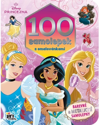 Disney princeze: bojanke s više od 100 naljepnica