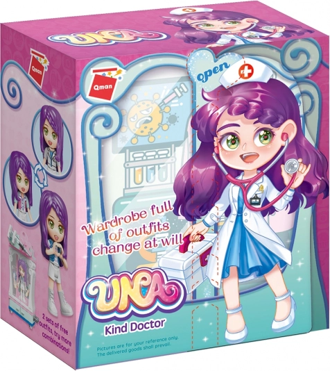 QMAN UNA Series garderobni ormar – doktorica građevni set za djecu