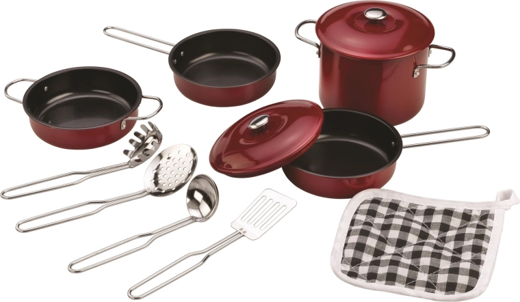Tidlo set drvenog posuđa – boja vina