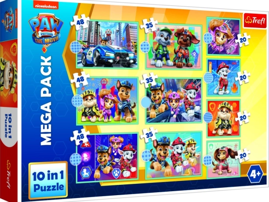 Puzzle Patrola šapa 10 u 1