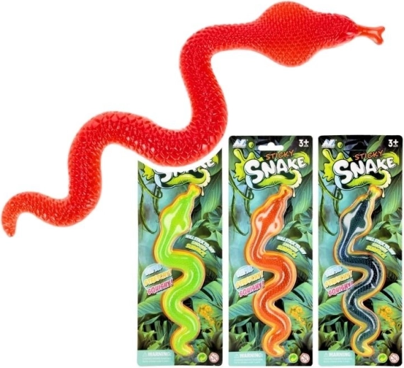 Stretchy rubber snake - 1 piece