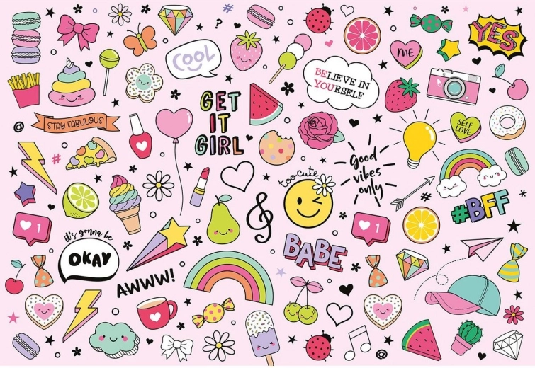 Puzzle sa naljepnicama Ikone 250 komada