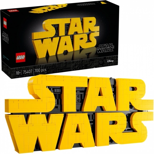 logo STAR WARS od LEGO kocaka za odrasle