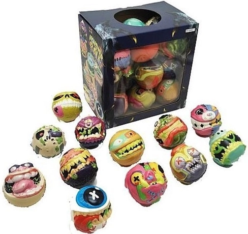 Mekana loptica Monster 10 cm - 1 komad