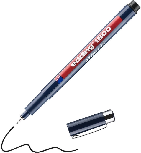 Edding 1800 fineliner black 0.3 mm