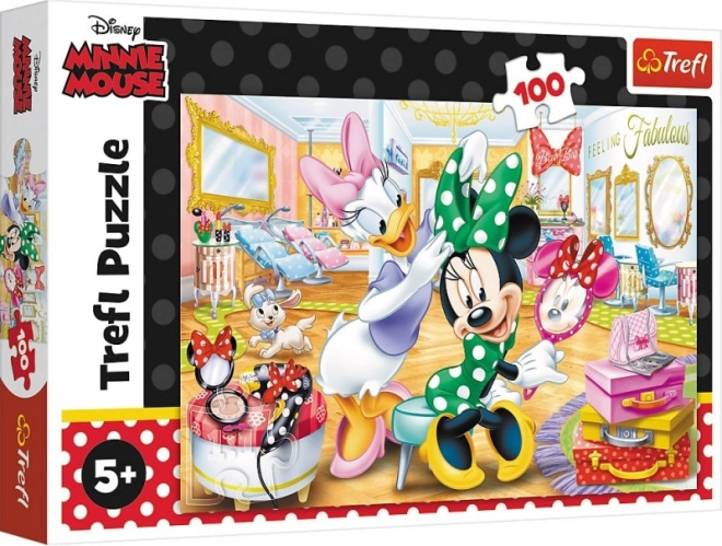 Puzzle od 100 dijelova – Minnie u kozmetičkom salonu DISNEY