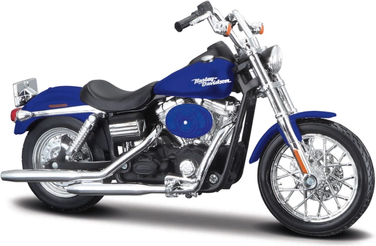 Maisto Harley-Davidson 2006 Dyna Street Bob plavi motocikl 1:18