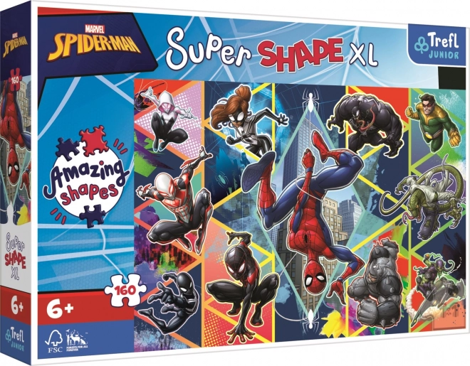 Puzzle 160 XL Super Shape – pridruži se Spider‑Manu