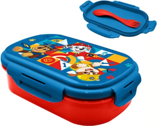 Kutija za užinu PAW PATROL s kompletom pribora