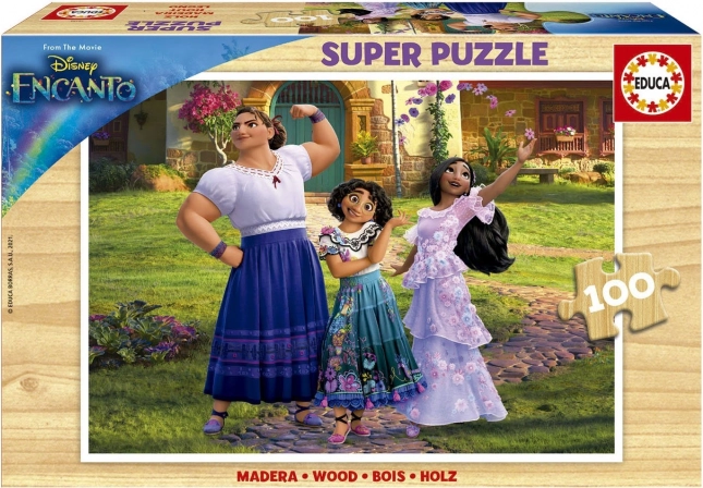 Drvene puzzle ENCANTO 100 dijelova